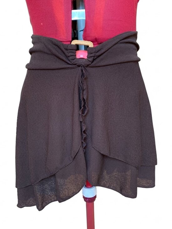 Athletic Works Other - Athletic Works - Espresso Brown Layered Ballet Core Skirt beach – Size Large